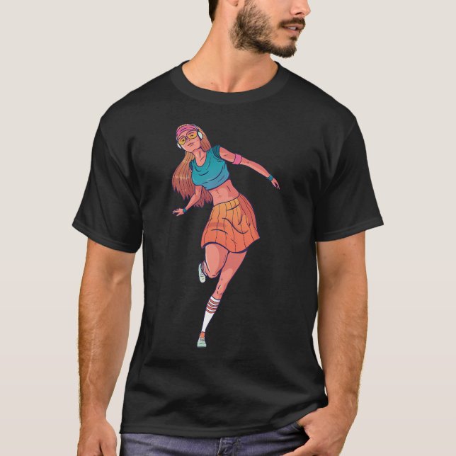 Camiseta Pop art couple. (Anverso)