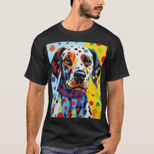 Camiseta Pop Art Dalmatian Dog