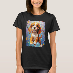Camiseta Pop Art Dog Cute Beagle