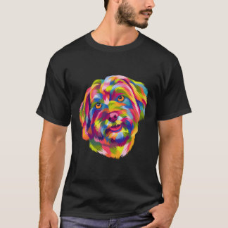 Camiseta Pop Art Havanese Mascota de pezuña regalo hombres 