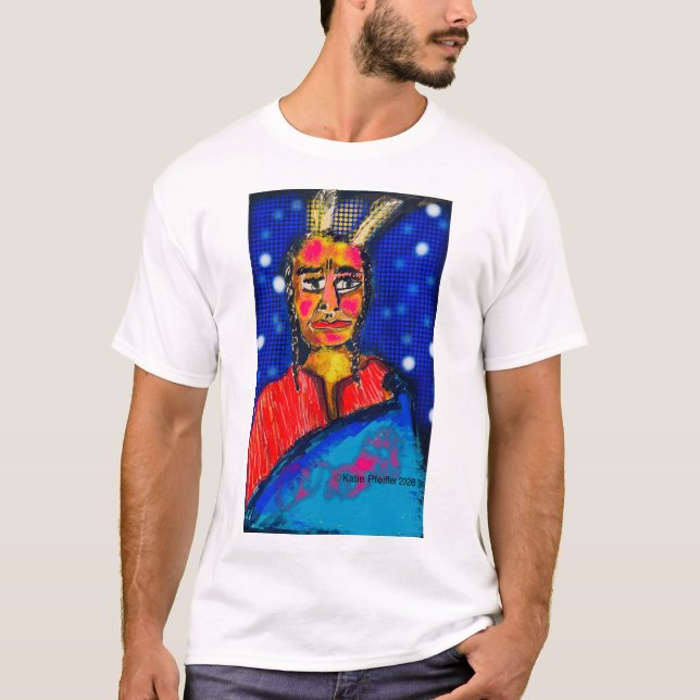 Camiseta Pop art Indian #1 (Anverso)