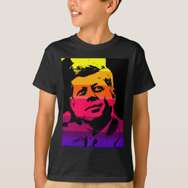 Camiseta Pop Art Jack JFK John F. Kennedy (Anverso)