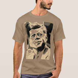 Camiseta Pop Art JFK John F. Kennedy Presidente Americano