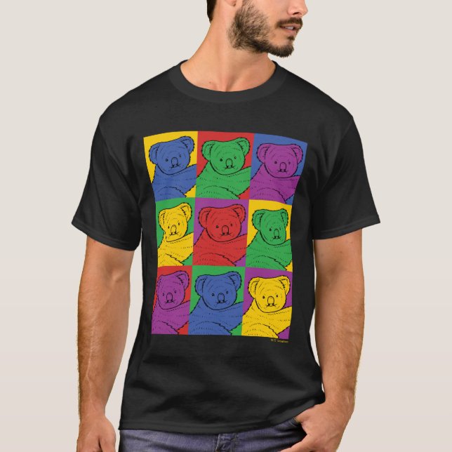Camiseta Pop Art Koala (Anverso)