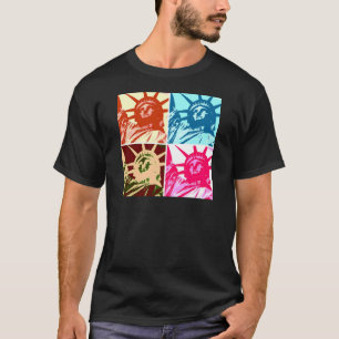 Camiseta Pop Art Lady Liberty Nueva York