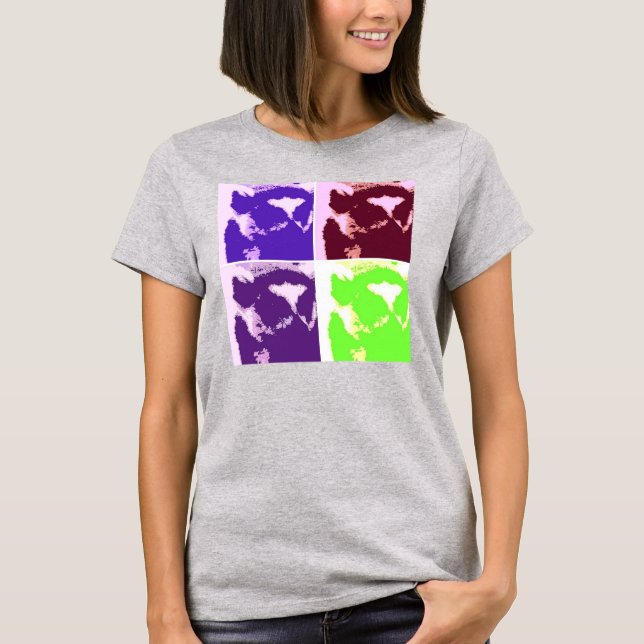 Camiseta Pop Art Lemur (Anverso)