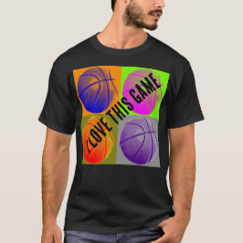Camiseta Pop Art Love Baloncesto