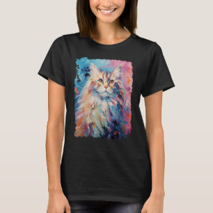Camiseta Pop Art Maine Coon