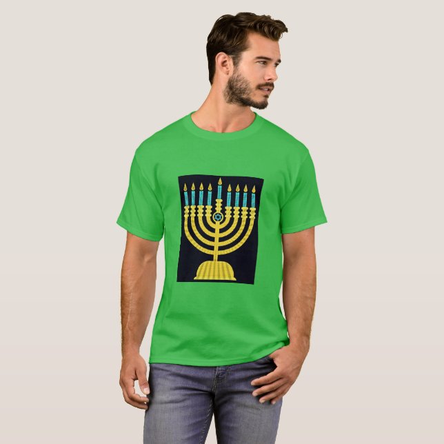 Camiseta Pop Art Menorah (Anverso completo)