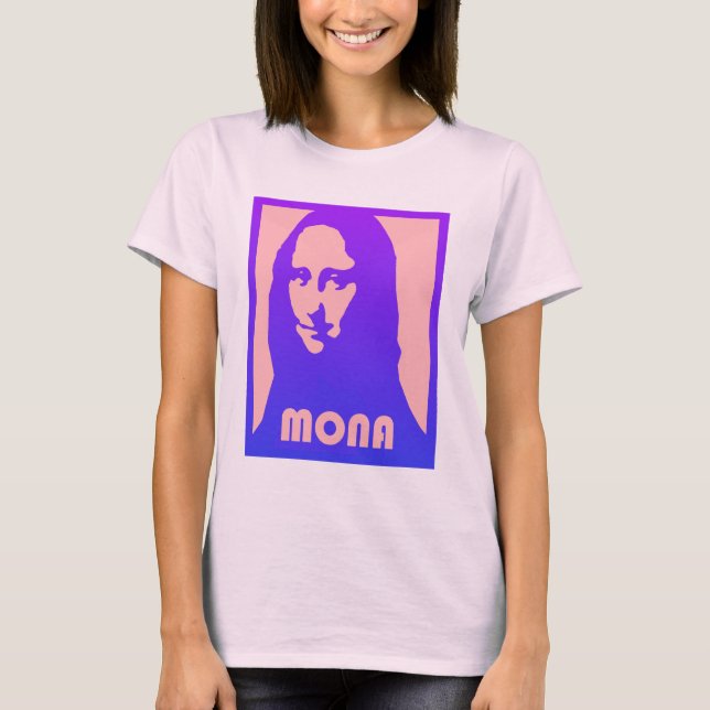 Camiseta Pop Art Mona Lisa - Shirt (Anverso)