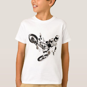 Camiseta Pop Art Motocross Motoryle Sport