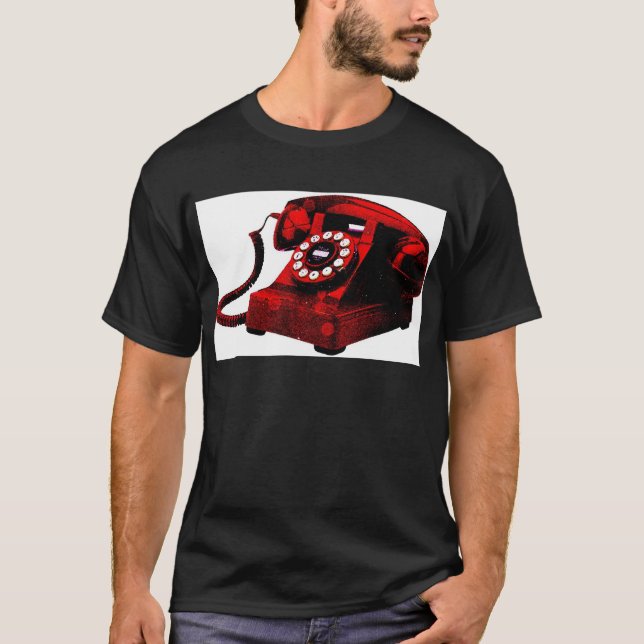 Camiseta Pop Art Old Desk Caja de teléfono (Anverso)