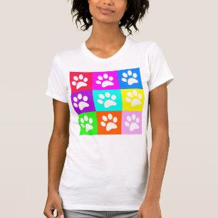 Camiseta Pop Art "Per Paws"
