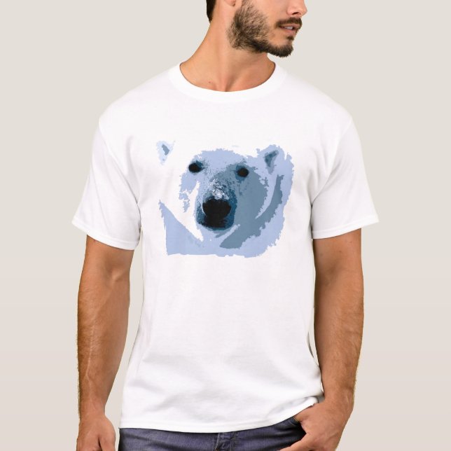 Camiseta Pop Art Polar Bear (Anverso)