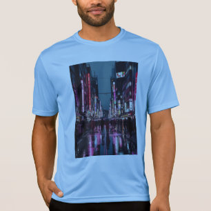Camiseta Pop Art Tokyo - Neon Cityscape con atrevido ambien