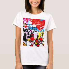 Camiseta Pop Art Valentine