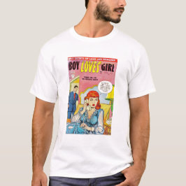 Camiseta Pop Arts - Romance - Boy Ama Chica - Llamada telef