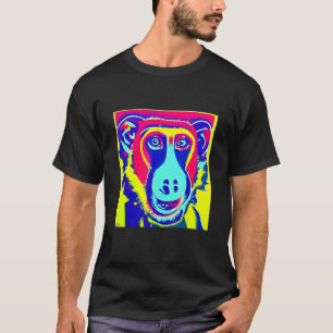 Camiseta Pop Baboon Fun Tonto De Moda Para Hombres Mujeres 