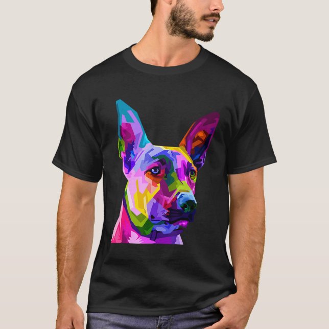 Camiseta Pop Belgian Malinoi Shepherd Mechelaar (Anverso)