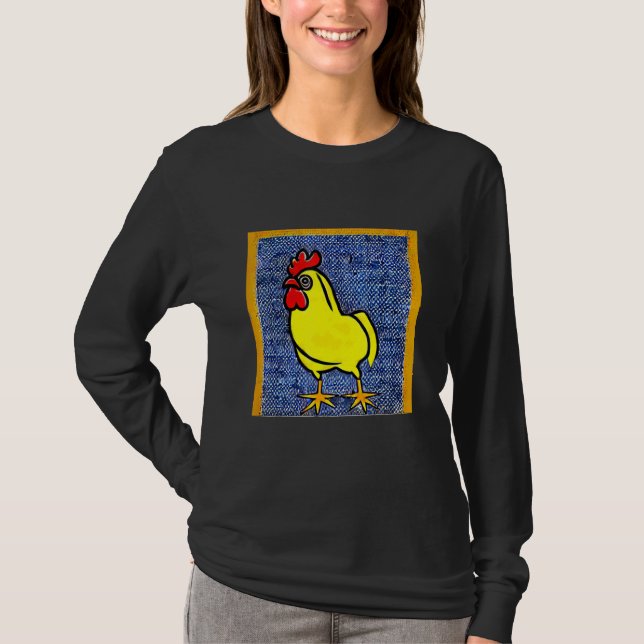 Camiseta Pop Chicken  Cute Trendy For Men Women & Kids (Anverso)