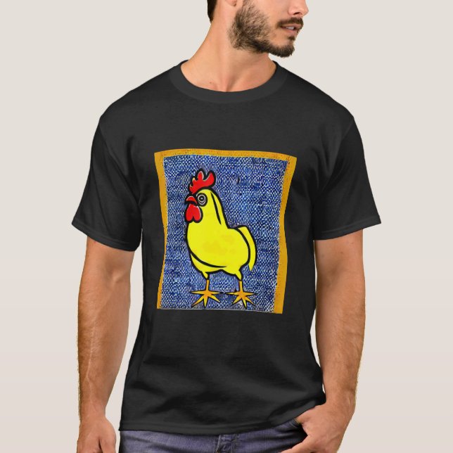 Camiseta Pop Chicken  Cute Trendy For Men Women & Kids (Anverso)