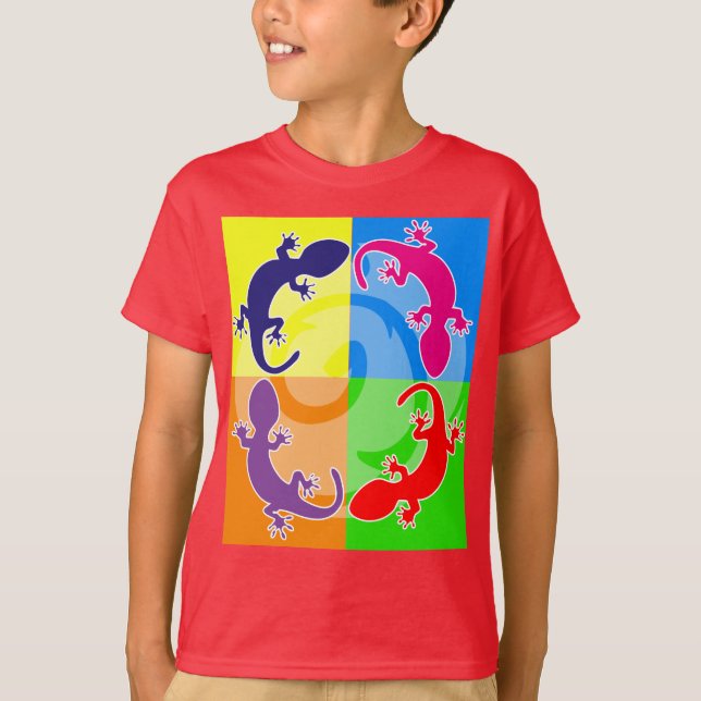 Camiseta Pop de Gecko de verano (Anverso)