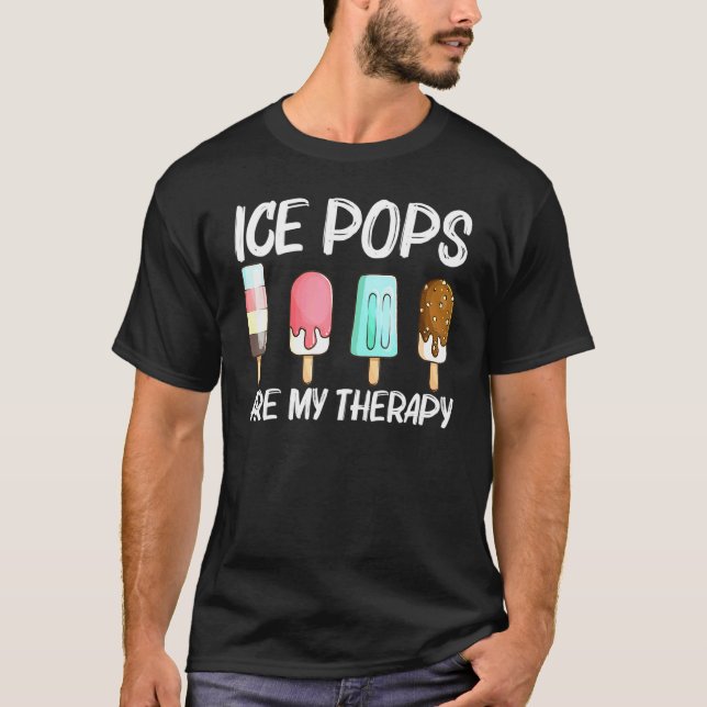 Camiseta Pop De Hielo Para Hombres Mujeres Helado Comida Co (Anverso)