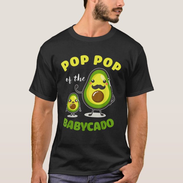 Camiseta Pop De La Familia Babycado Aguacate Gi (Anverso)
