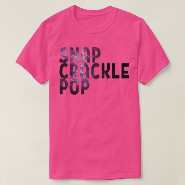 CAMISETA POP DE LA RACKLE DE SNAP (Diseño del anverso)
