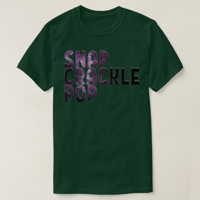 CAMISETA POP DE LA RACKLE DE SNAP (Diseño del anverso)