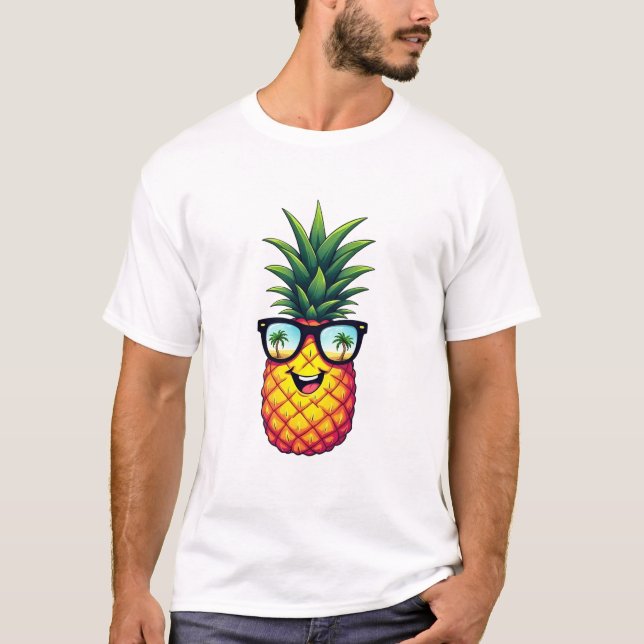 Camiseta Pop de piña (Anverso)
