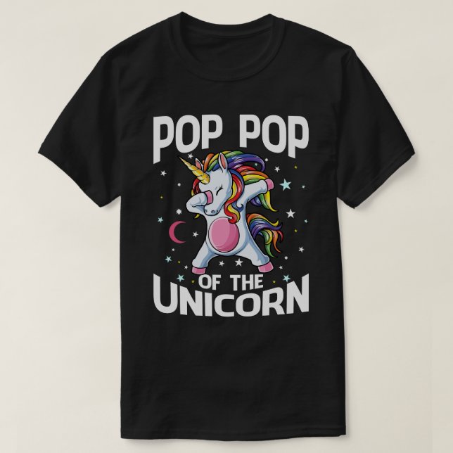 Camiseta POP De Unicornio (Diseño del anverso)