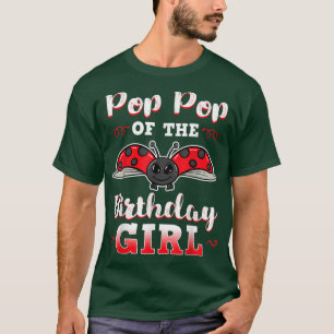 Camiseta Pop Del Chica De Cumpleaños Ladybug Bday Fiesta Ce