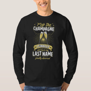 Camiseta Pop El Champagne Finalmente Se Divorció