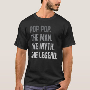 Camiseta Pop El Hombre El Mito El Día De Los Padres Legend