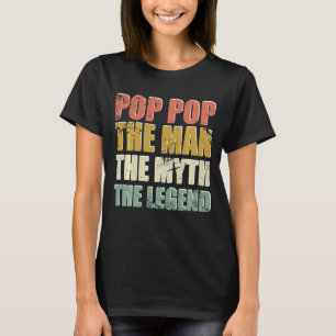 Camiseta Pop El hombre el mito el día del padre de la leyen