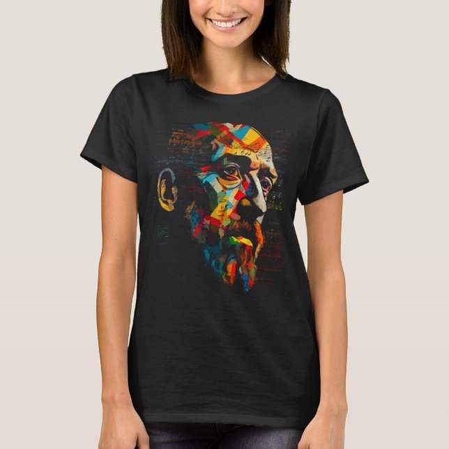 Camiseta Pop Erik Satie Music (Anverso)