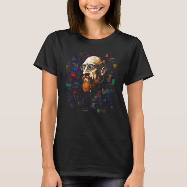 Camiseta Pop Erik Satie Music Composer Piano (Anverso)