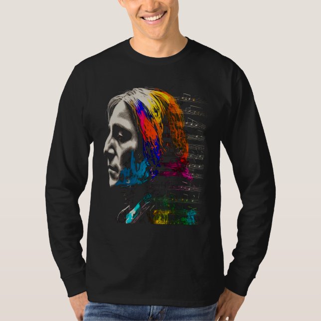 Camiseta Pop Franz Liszt (Anverso)