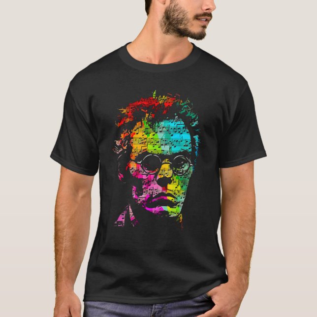 Camiseta Pop Franz Schubert Music Composer Pianist 1 (Anverso)