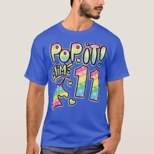 Camiseta Pop It 11th Birthday Chica Boys Fidget de 11 años 