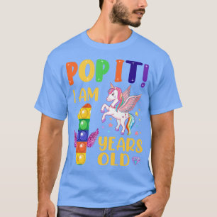Camiseta Pop It 1st Birthday Toddler Girls Boys 1 Years Old