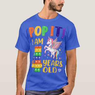 Camiseta Pop It 4º Nacimiento Niños Chicas Niños de 4 años