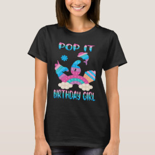 Camiseta Pop It 6Años Chica De Cumpleaños Juguete De Fidget