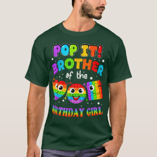 Camiseta Pop It Brother of the Birthday Chica Fidget Family