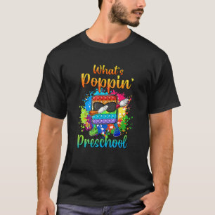 Camiseta Pop It Dabbing What's Poppin' Preschool Back to Sc