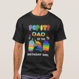 Camiseta Pop It Dad De La Familia De Juguetes Fidget, Chica