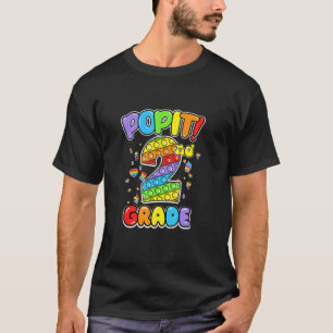 Camiseta Pop It de 2º Grado Pop It Colorful Back To School 