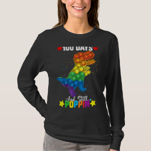 Camiseta Pop It Dinosaur Fidget Toy 100 Days School Y Sti