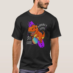 Camiseta Pop It Fidget Toy Dinosaur Rex De Vuelta A La Escu